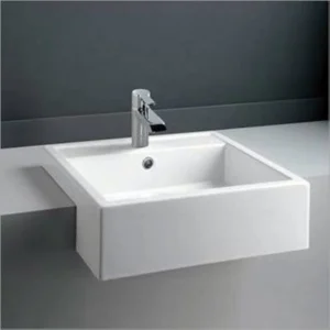 Semi-Recessed Basin